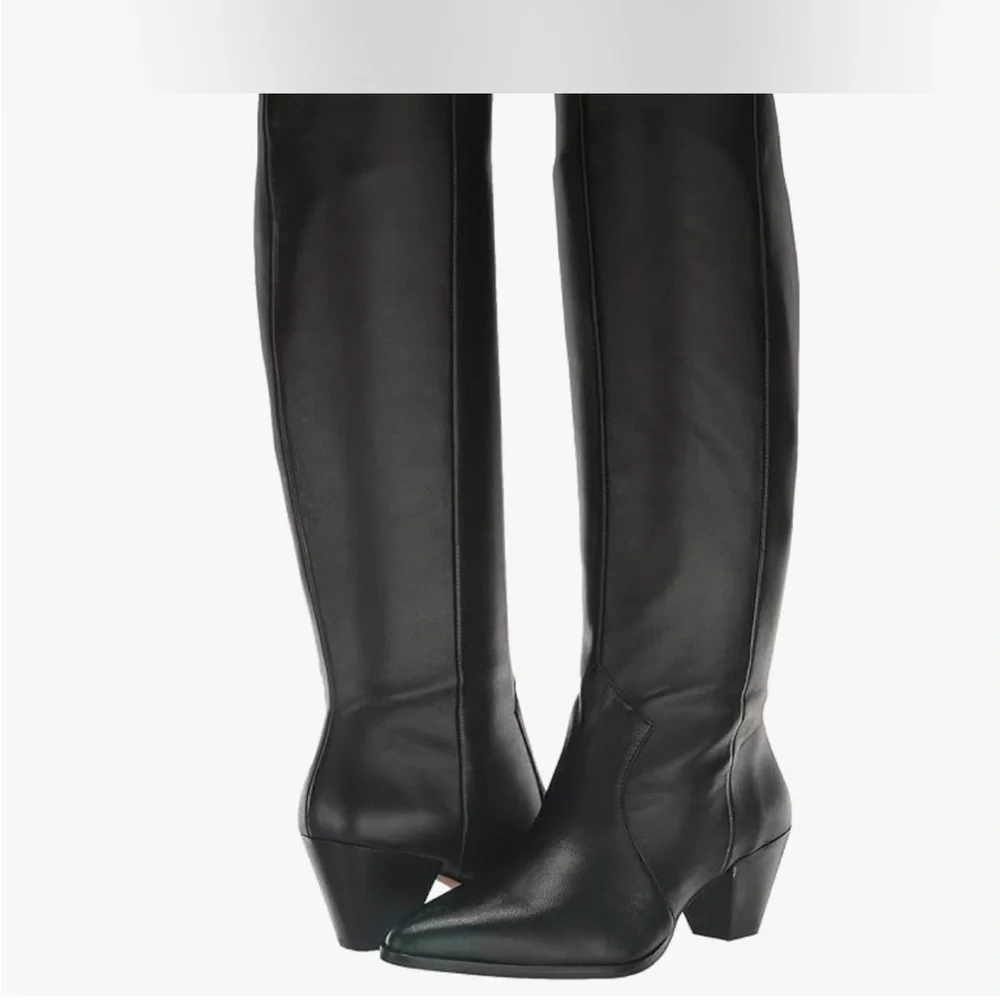 VINCE CAMUTO Sewinny Knee High Boot wide calve leather boot 10